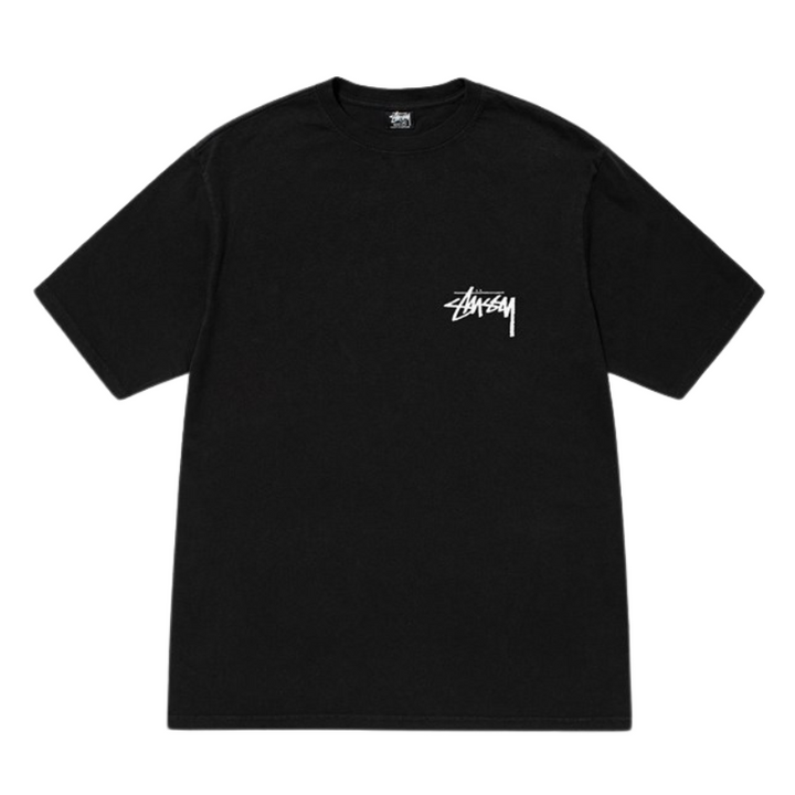 Stussy How We're Livin' Pigment Dyed Tee Black