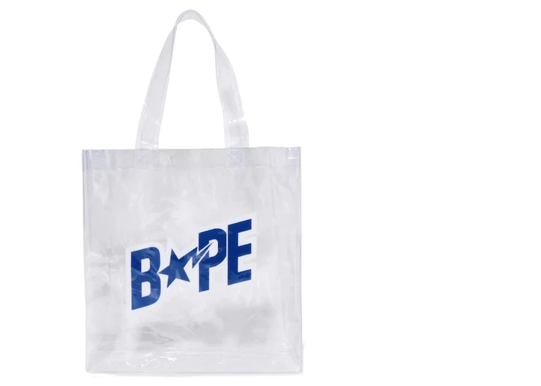 BAPE Men's Summer Premium Tote Bag Clear